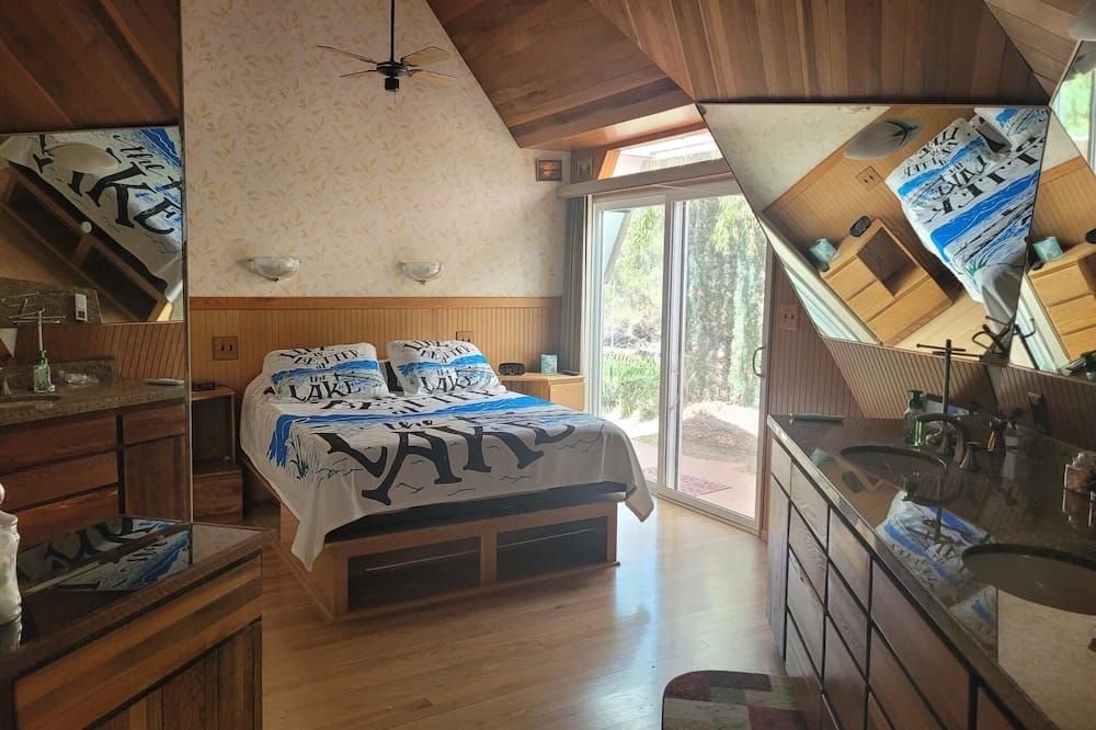 Picturesque sunset views perfect for couples, families and fishermen - Lakeport - Slaapkamer