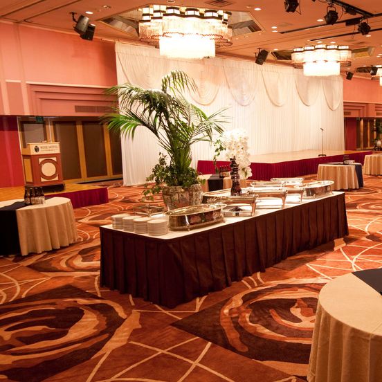 Banquet hall view of Rose Hotel Yokohama