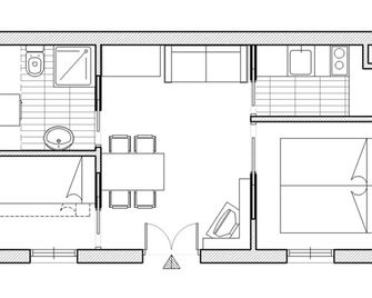 Classbedroom Barcelona Beach Apartments - Barcelona - Floorplan