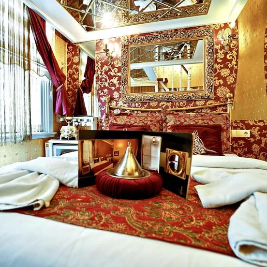 Bedroom view of Sultan Tughra Hotel