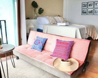 A Million Dollar View in Lake Atitlán . Penthouse vacation rental . - Sololá - Sala de estar