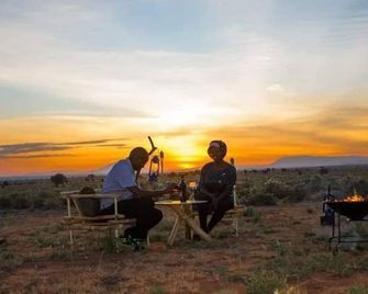 Amanya Double Pitch Tent With Mt Kiliman - Amboseli