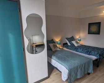 Le Balandri - Twin room halfway between Annemasse and Thonon - Lully - Bedroom