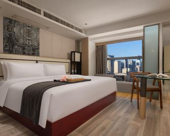 Sifangguan·qianli·vigorous·dreamer Design Residence (Guanshanhu Financial City Store) - גויאנג - חדר שינה
