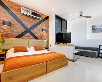 Hotel Boutique Casa Carolina - סנטה מרטה - חדר שינה