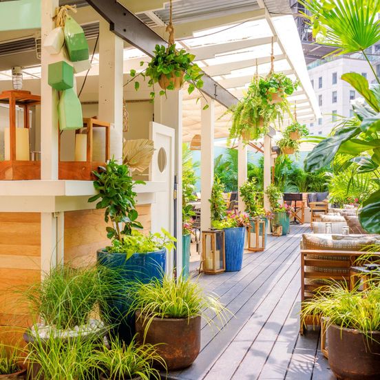 Restaurant view of Soho Grand Hotel