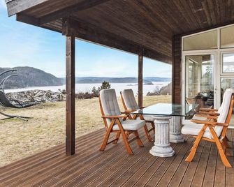 Modern cabin with a panoramic view of the Oslo Fjord - Drobak - Balcón