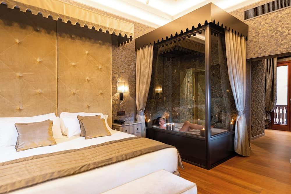 فندق كاناليتو - البندقية - غرفة نوم