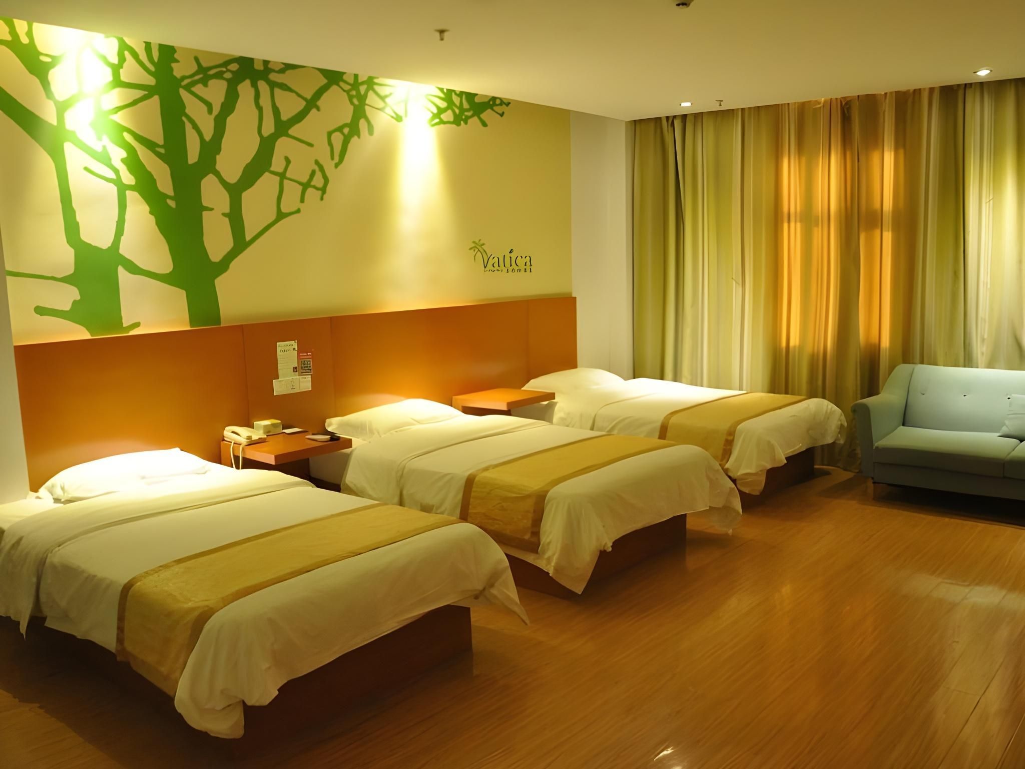 Vatica Heze Mudan Road Shangri-La Square Hotel - Heze - Спальня