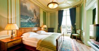 Grand Hotel Les Trois Rois - Bazel - Slaapkamer