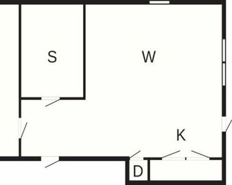 2 Person Holiday Home in Kungshamn-by Tr - Kungshamn - Floorplan