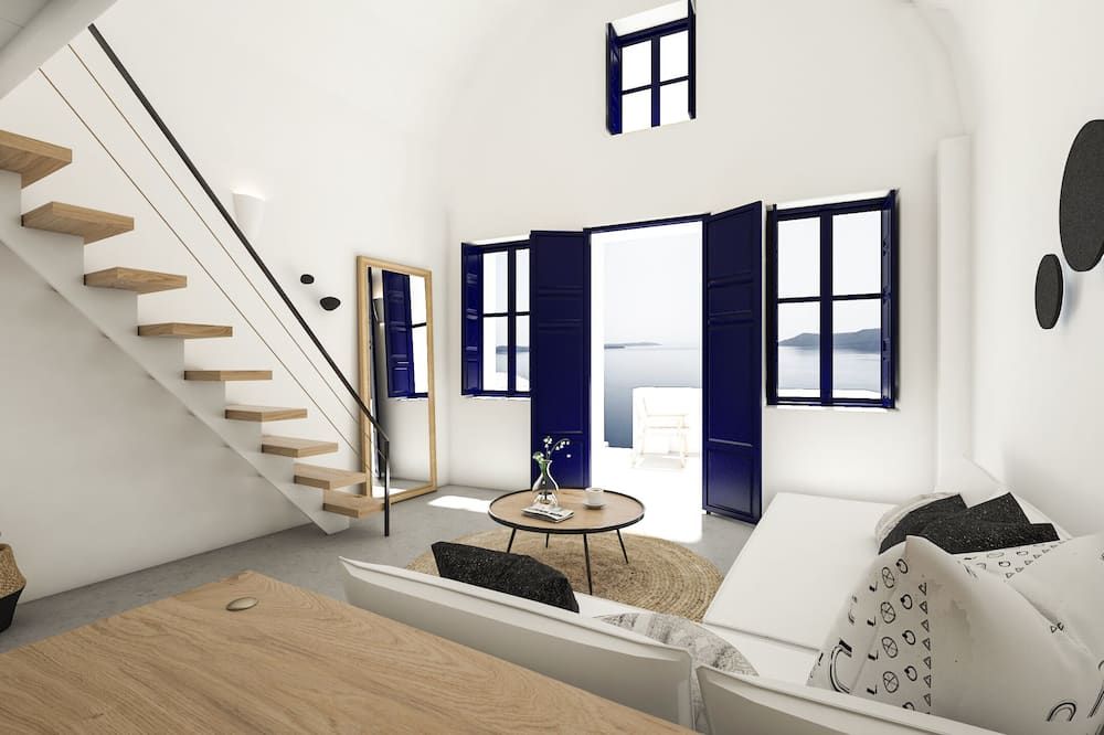 Deluxe Suite with Caldera View - أويا