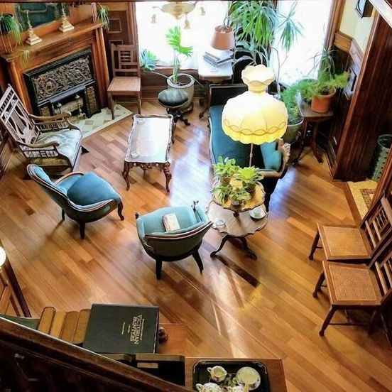 Living room view of Buffalo Harmony House