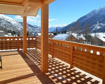 Contemporary, authentic chalet in the village of Monétier les Bains - Le Monêtier-les-Bains - Balcon