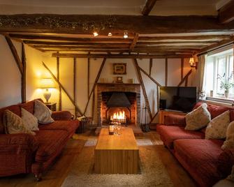 Spacious 4 Star Period Cottage, log fire, large garden, countryside, near Rye - Westfield - Living room