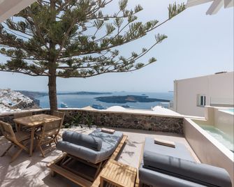 Morfes Luxury Suites by Caldera Houses - Firostefani - Varanda