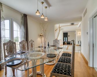 Amazing Pool Villa Kyllini Sea View - Kyllini - Sala de jantar