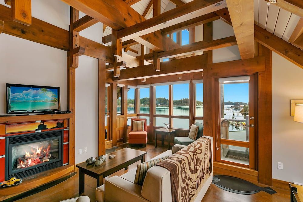 Waterfront - Black Rock Landing - Ucluelet - Sala de estar