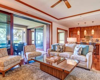 Kbm Resorts Free Car Lxuury Ocean View Villa Palapala At Montage Kapalua Bay Daily Housekeeping Spa - Kapalua - Living room