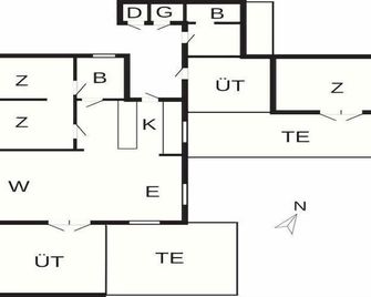 5 person holiday home in Haderslev - Haderslev - Floorplan