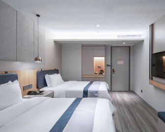 Home Inn Style Shanghai North Jiading Metro Station Bole Road - Shanghai - Bedroom