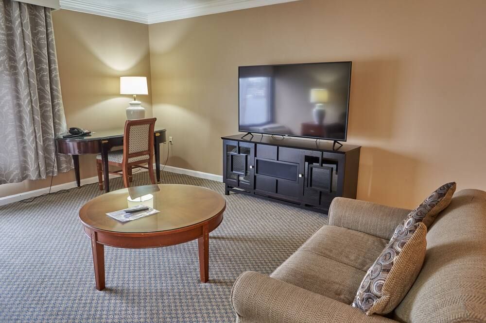 Living room view of Seaport Resort and Marina