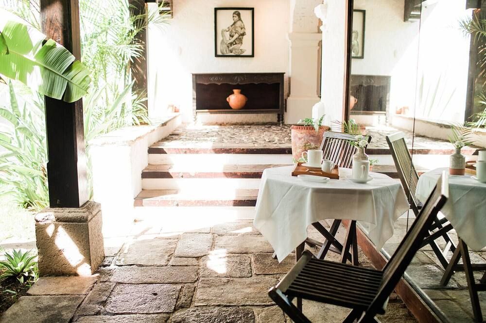 كاكاو بوتيك هوتل - أنتيغوا غواتيمالا - شرفة مرصوفة