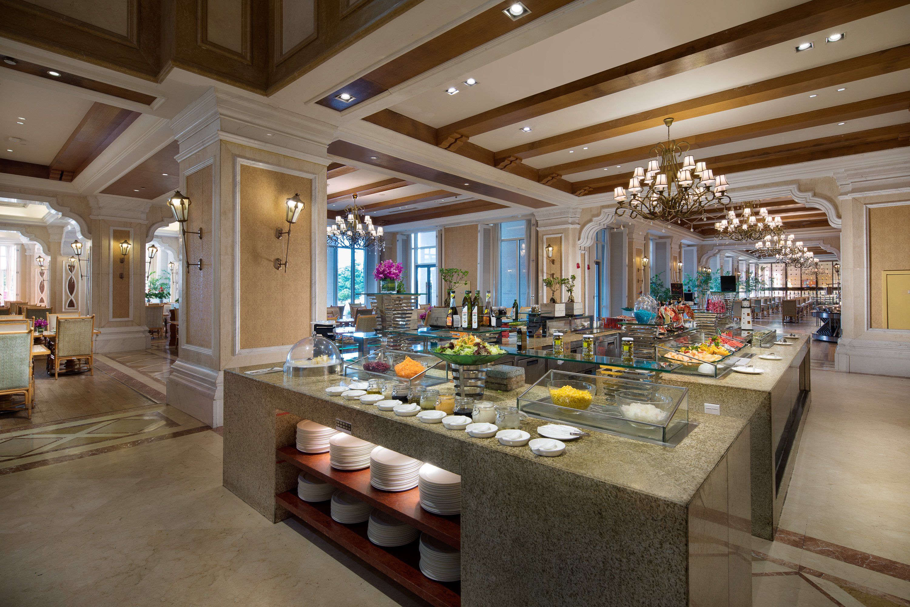 Crowne Plaza Qingdao Ocean Spring Resort By IHG - Qingdao - Bufé