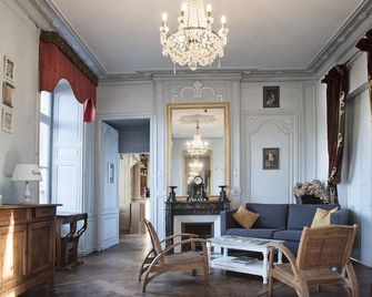 Le château du Rozel - Les Pieux - Sala de estar