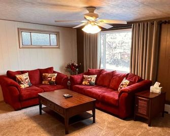 Wild Alaskan 3 Bd Upper Apt Close to downtown - Fairbanks - Living room