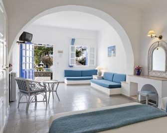 Kamari Hotel - Platis Gialos - Huiskamer