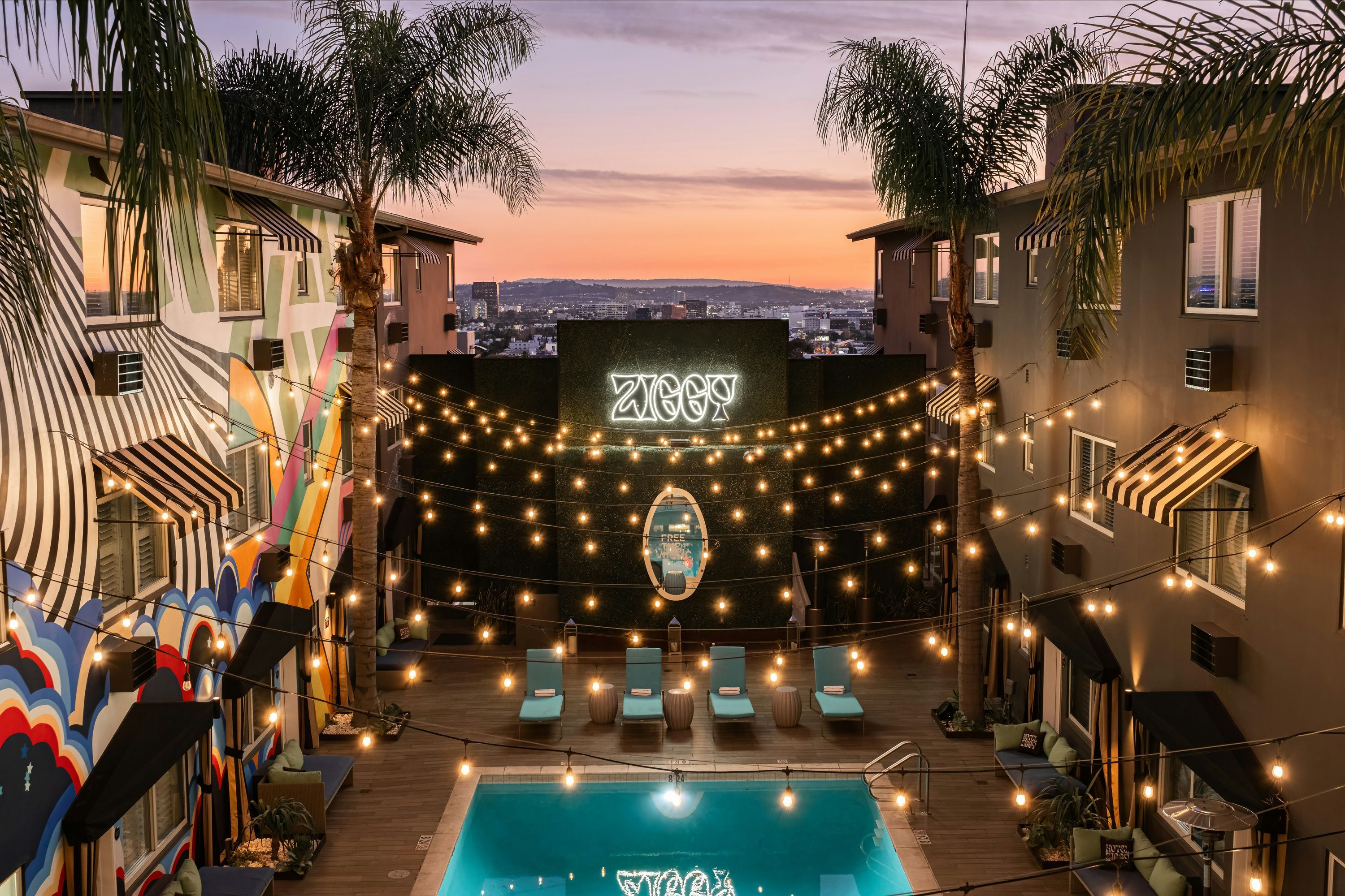 Hotel Ziggy on Sunset - West Hollywood - Piscina