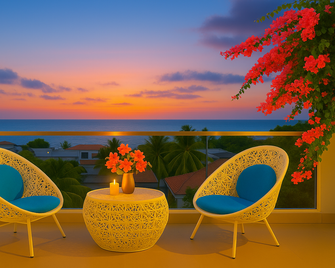 Amory Sea View Pool Villa - 5 Bedrooms - Phan Thiet - Balcón