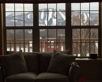 Ski chalet with stunning view of Elk Mountain - Union Dale - Sala de estar