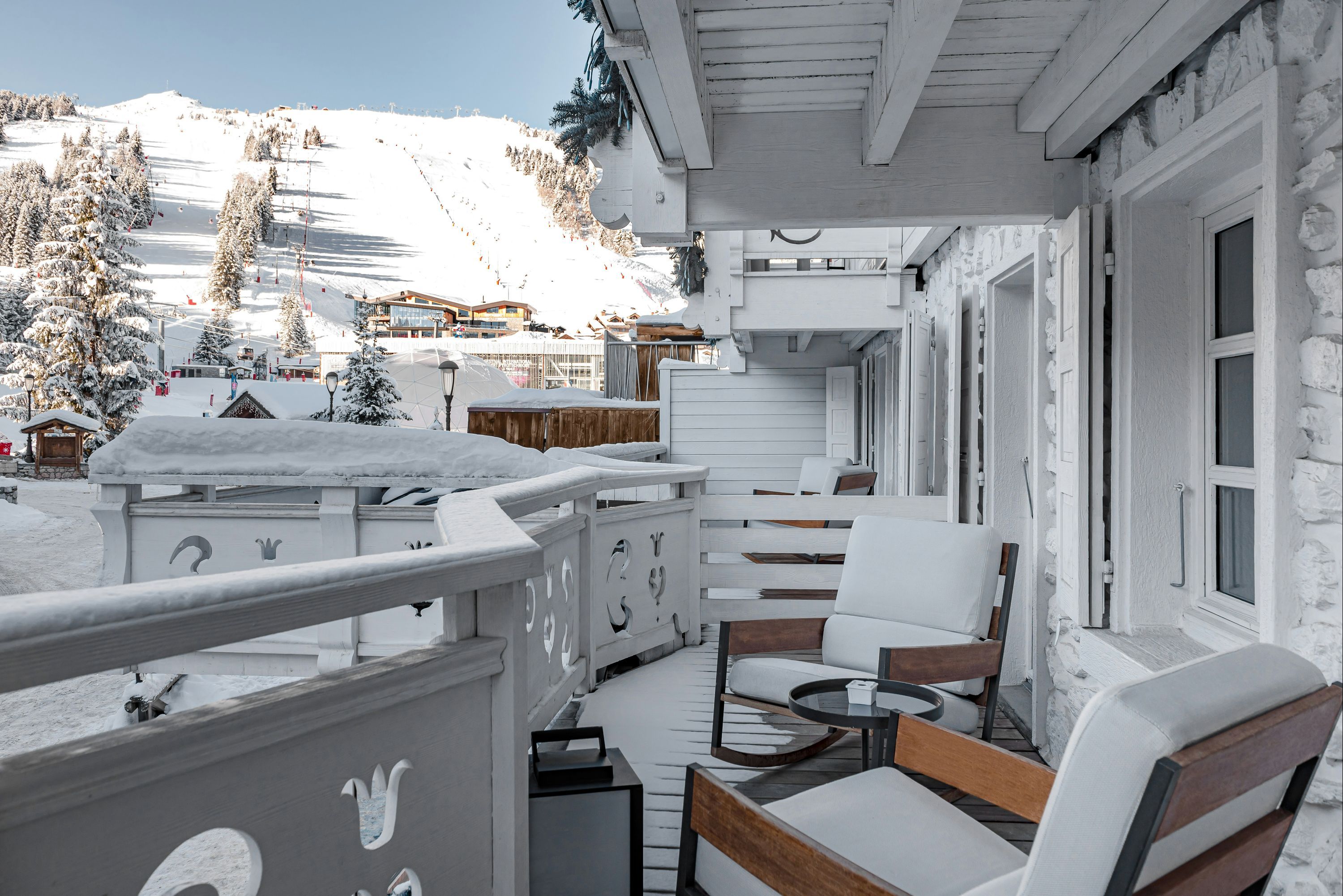 White 1921 Courchevel - Courchevel - Balcón
