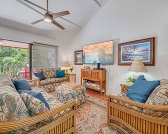 Koa Resort 3j · Koa 3j Remodeled 3bd W Ac Pool Near Sandy Beach - Kihei - Wohnzimmer