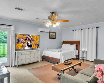 Hummingbird Hideaway - Studio with Queen Size Bed - Starkville - Bedroom
