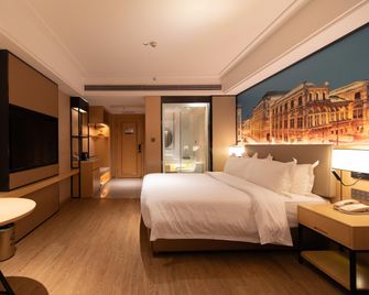 Shenzhen Xindazhou Hotel (Futian Port Convention and Exhibition Center) - Shenzhen - Bedroom