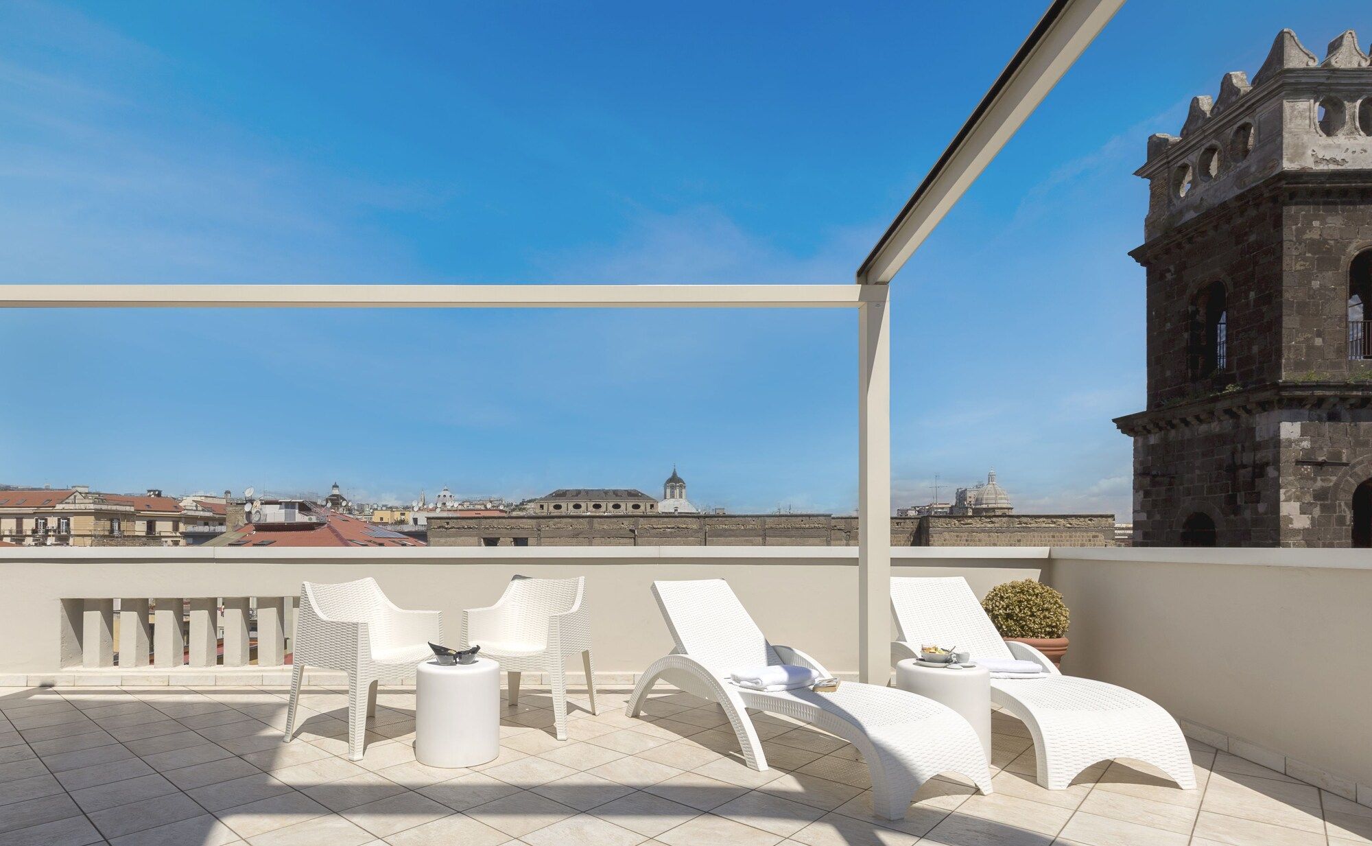 Balcony view of Palazzo Salgar