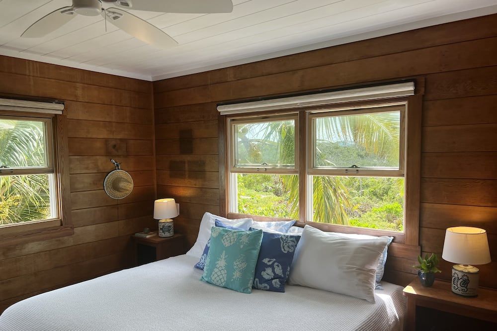 Oceanfront, Amazing Location! On Pristine White Sand Beach w/Coral Reef Offshore - גרייט גואנה קיי - חדר שינה