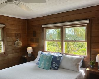 Oceanfront, Amazing Location! On Pristine White Sand Beach w/Coral Reef Offshore - גרייט גואנה קיי - חדר שינה