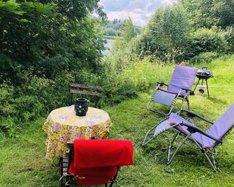 Fishermans Cottage Overlooking the River - Avesta - Patio