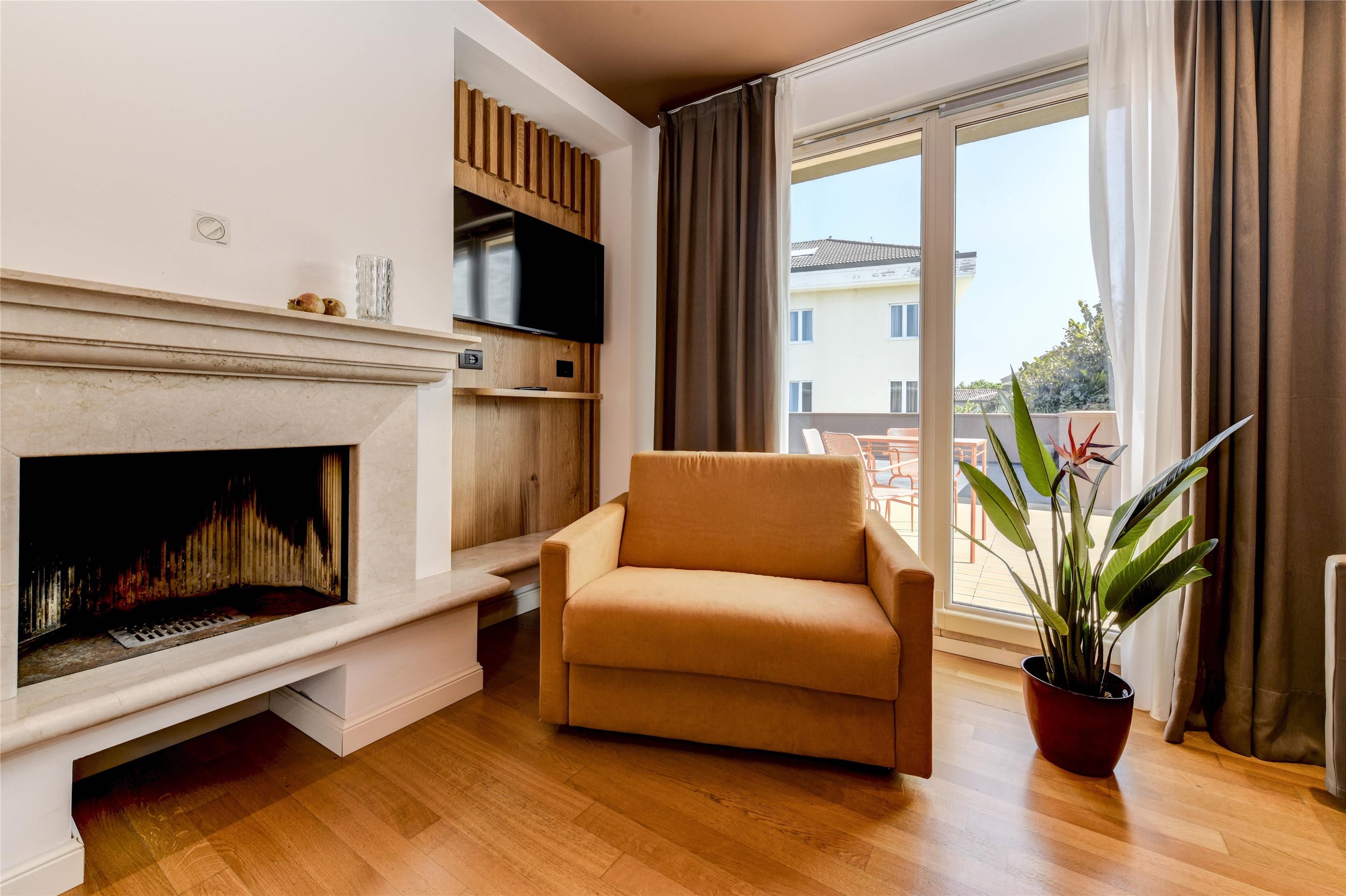 بست ويسترن هوتل أريا - سيرميون - غرفة نوم