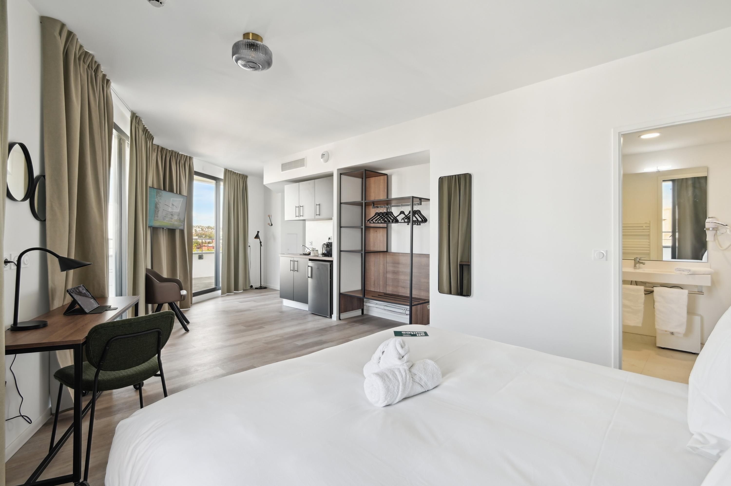 All Suites Appart Hotel - Paris Ouest - Colombes - Colombes - Makuuhuone