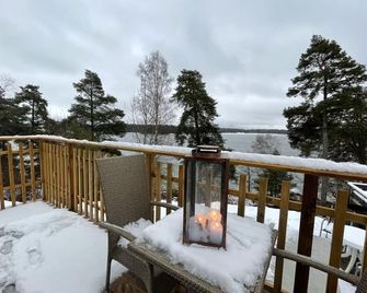 Two Lakefront Villas with Hot Tub & Dock - Stockholm - Balcon