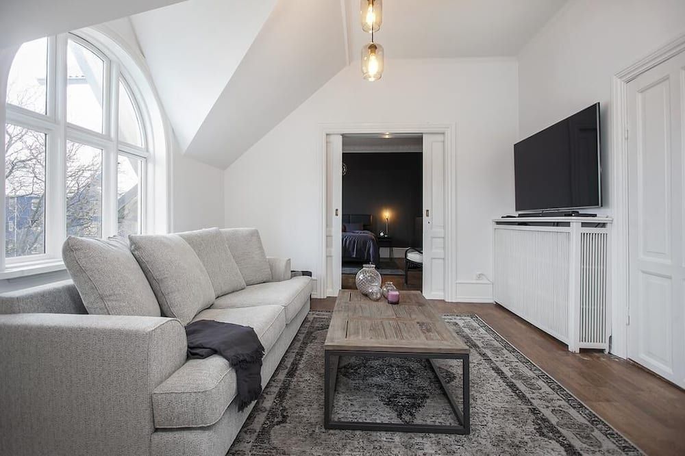 سوورجاتا - لاكشري دريم أبارتمنت - ريكيافيك - غرفة معيشة