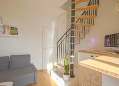 Duplex with terrace nearby the beach of Cabourg Welkeys - Cabourg - Ruang tamu