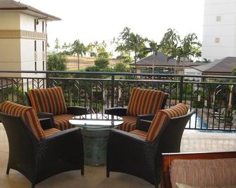 Frontal 5-Stars Oceanview Beach Villas at Ko Olina 2-Bedroom & 2-Full Baths - Kapolei - Balcony