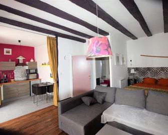 Atypical Apartment In The Heart Of The Medieval City - La Roche-Posay - Salon