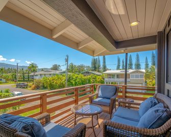 Hale Hanalei home - Hanalei - Balcony